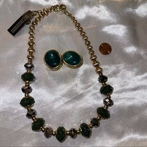 Necklace earring set new